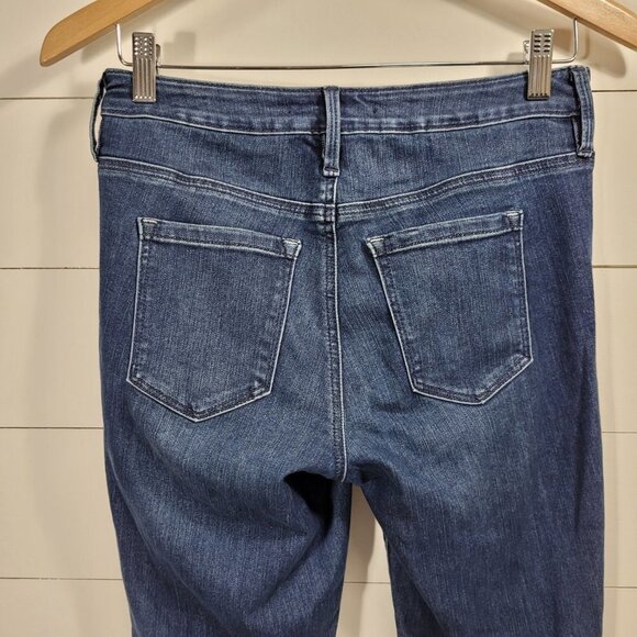 Athleta Jeans Women's sz 2 Skulptek Mid Rise Skinny Leg Shapewear Denim Jean - Picture 5 of 10